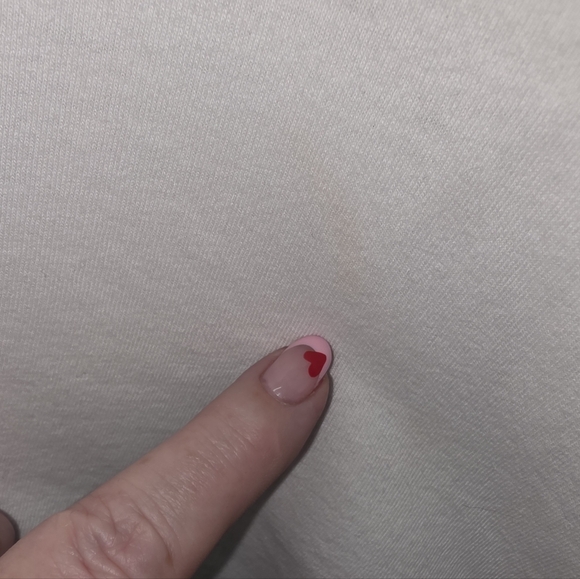 Lucky Brand Med White 100% Cotton Crewneck Tee Clover Logo Short Sleeve Classic - Picture 5 of 5